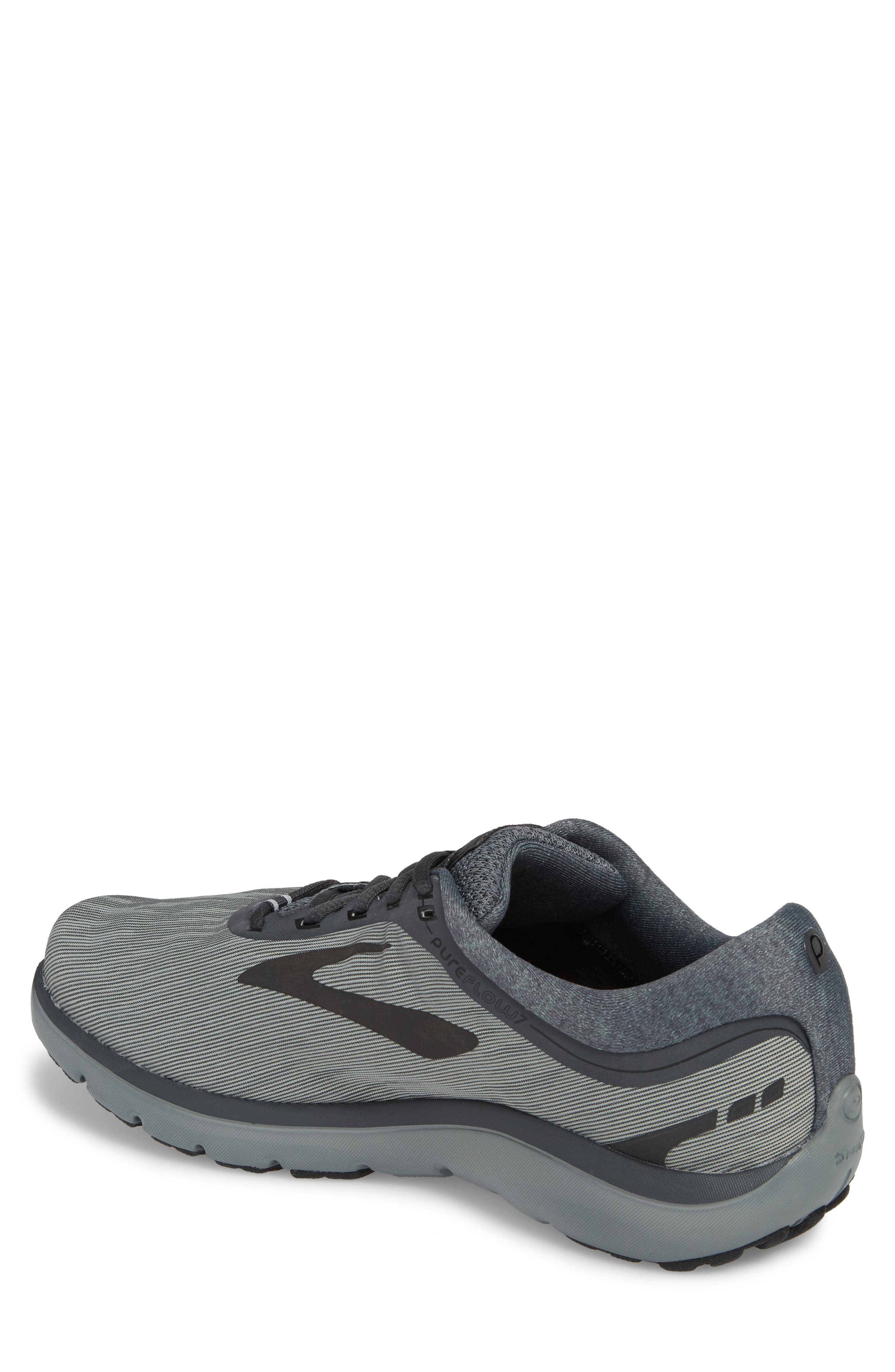 PureFlow 7 Running Shoe, Alternate, color, GREY/ GREY/ BLACK