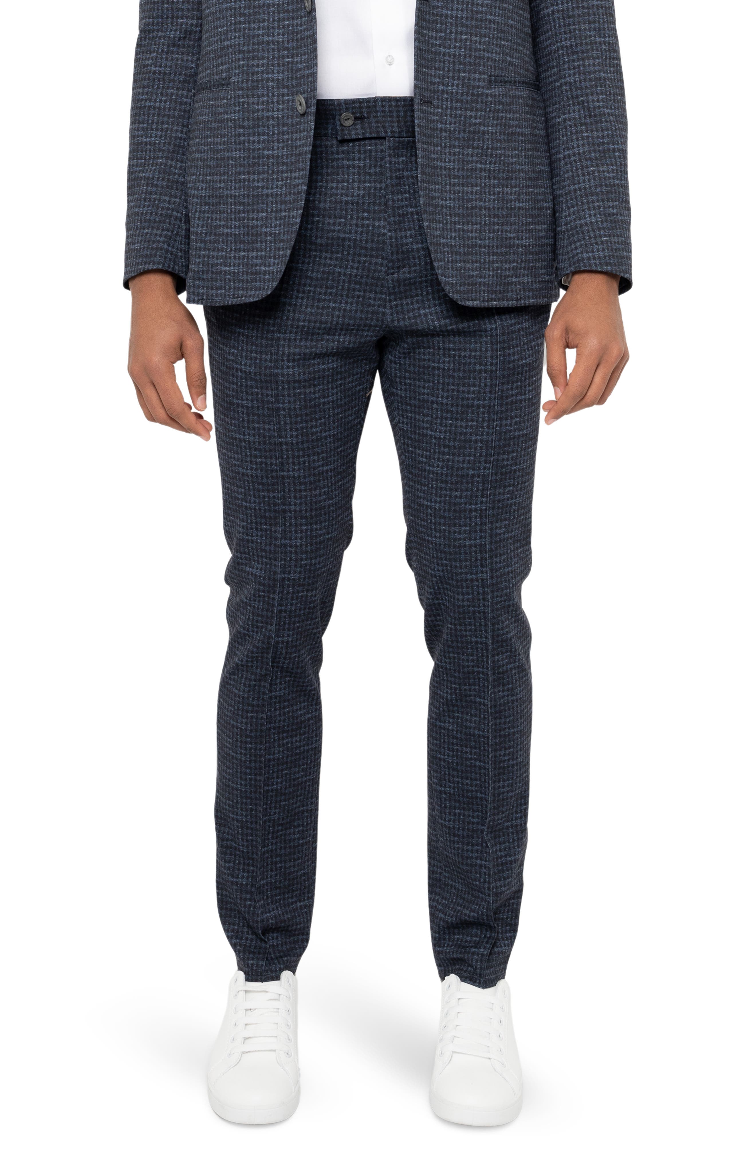 PINO BY PINOPORTE Jacob Sport Check Slim Fit Suit