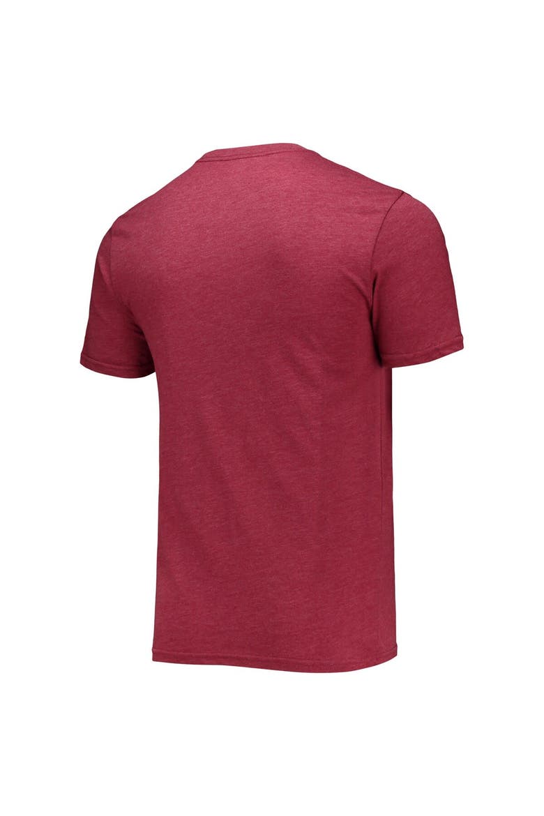 Men's Concepts Sport Heathered Charcoal/Cherry Temple Owls Meter T-Shirt & Pants Sleep Set, Alternate, color, Heather Charcoal