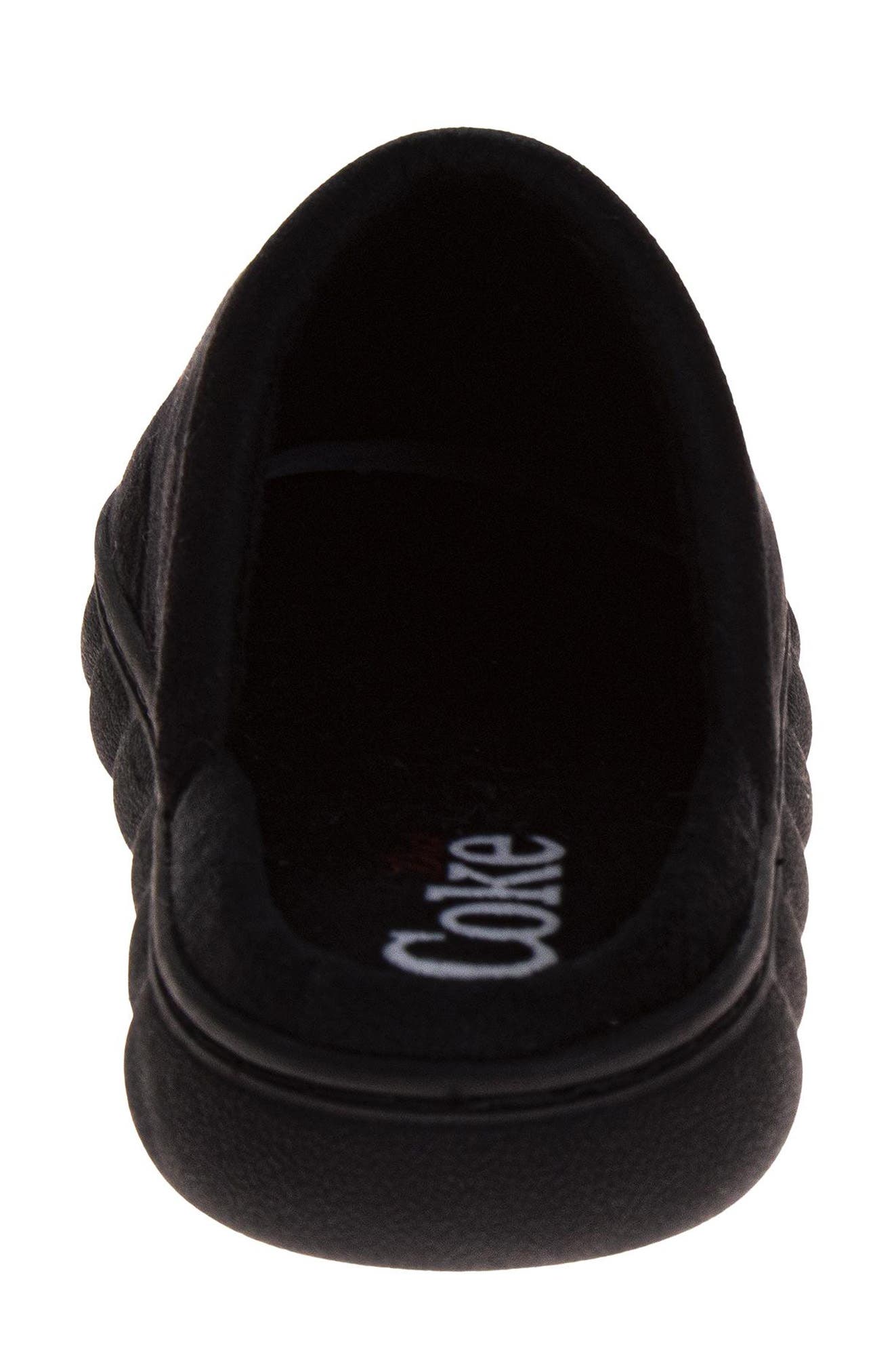 Diet Coke Plush Slipper, Alternate, color, BLACK
