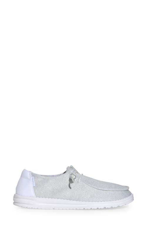 HEY DUDE HEY DUDE WENDY STRETCH SLIP-ON MOC TOE SHOE
