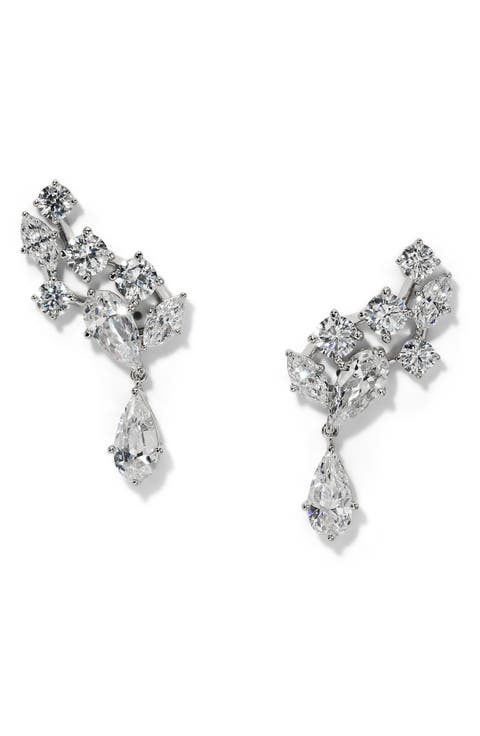 Riviera Cluster Drop Earrings