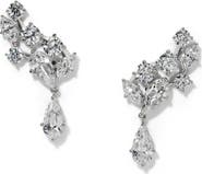 Nadri Riviera Cluster Drop Earrings