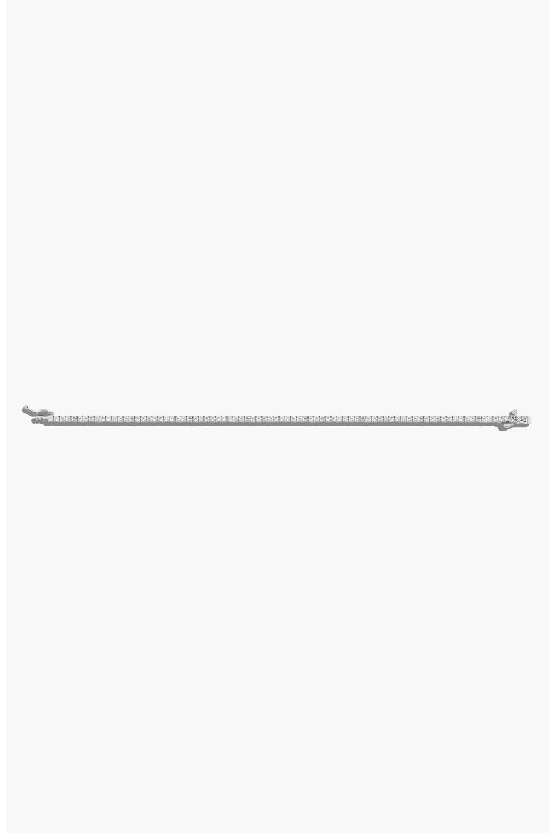 Lab Grown 3ct White Sapphire Tennis Bracelet, Alternate, color, White