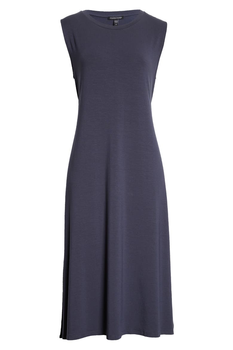 Sleeveless Jersey Shift Dress, Alternate, color, OCEAN