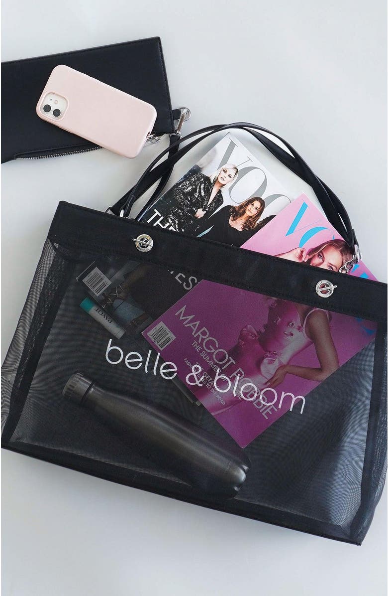 Belle & Bloom Wild Lover Tote Bag, Alternate, color, Black/White