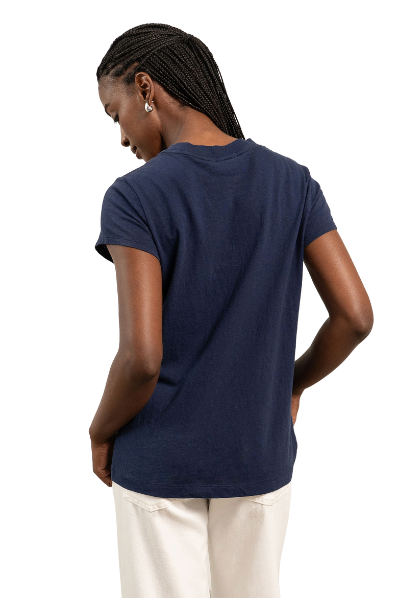 The Vintage Jersey Short Sleeve Tee, Alternate, color, Navy