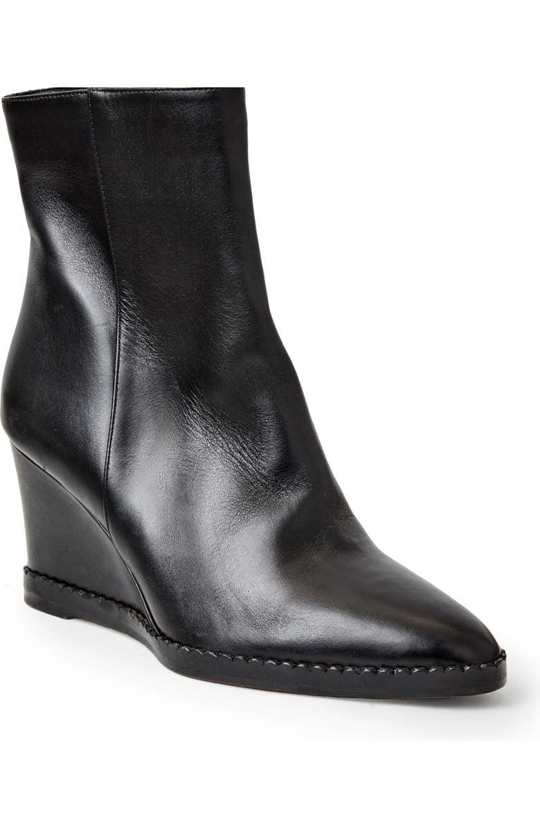 Bruno Magli Opera Wedge Bootie, Main, color, Black