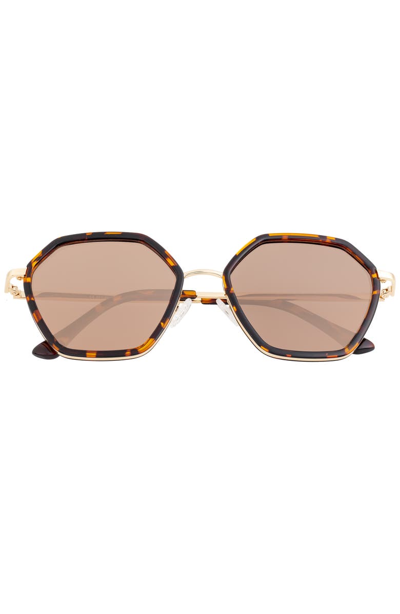 BERTHA Ariana Polarized Sunglasses, Alternate, color, Tortoise/Brown