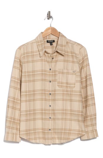 TRUE RELIGION TRUE RELIGION BOYFRIEND PLAID COTTON BUTTON-UP SHIRT 