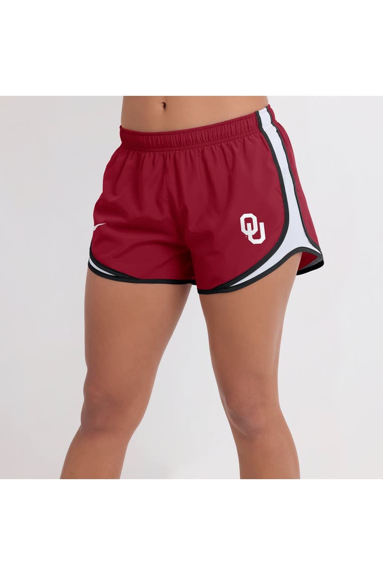 Women's Nike Crimson Oklahoma Sooners Spring Break Tempo Performance Shorts, Alternate, color, Crimson