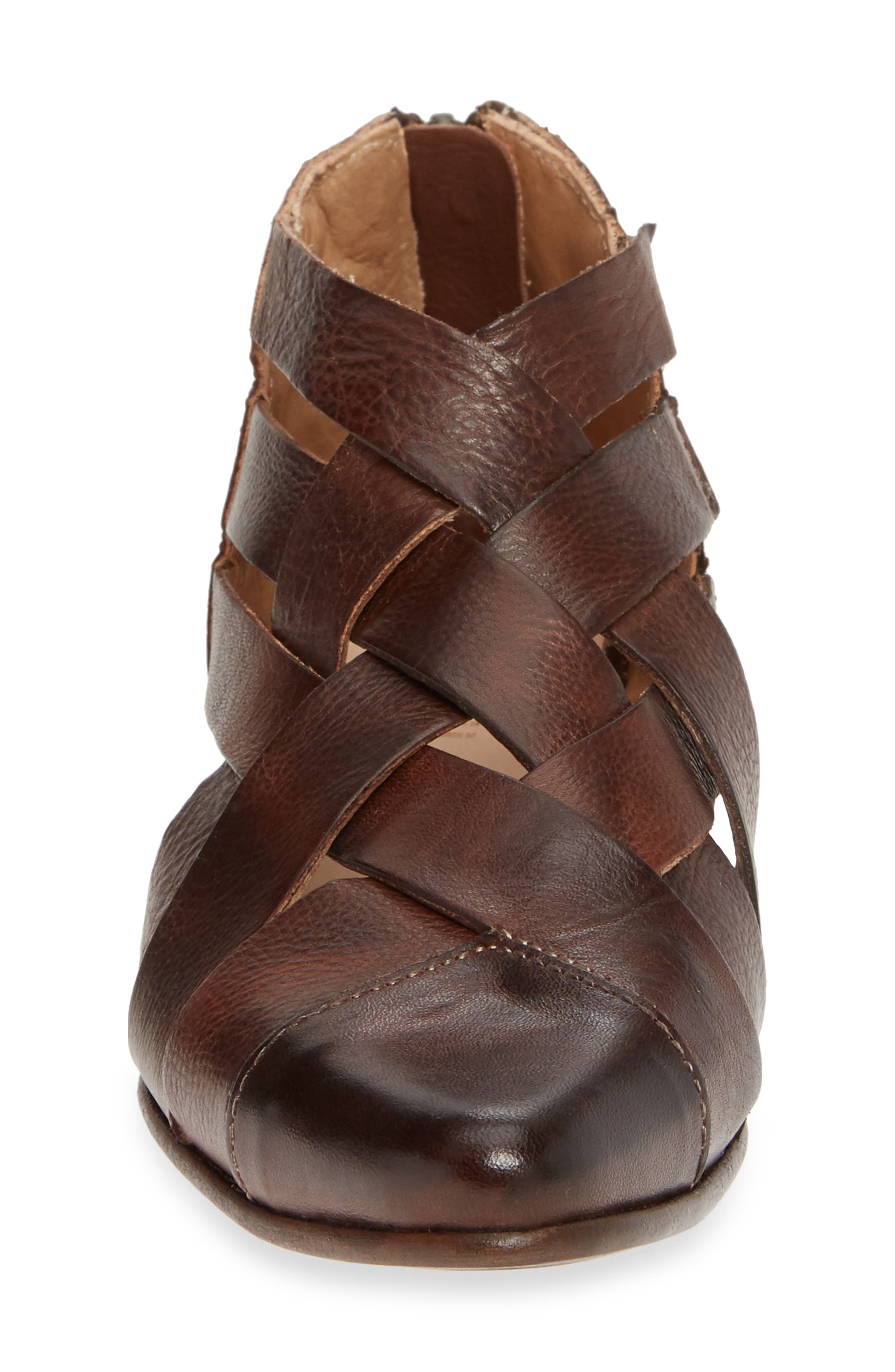 Brittany Woven Bootie, Alternate, color, TEAK RUSTIC