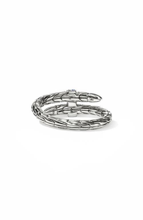 John Hardy Sterling Silver Sapphire Ring In Gray