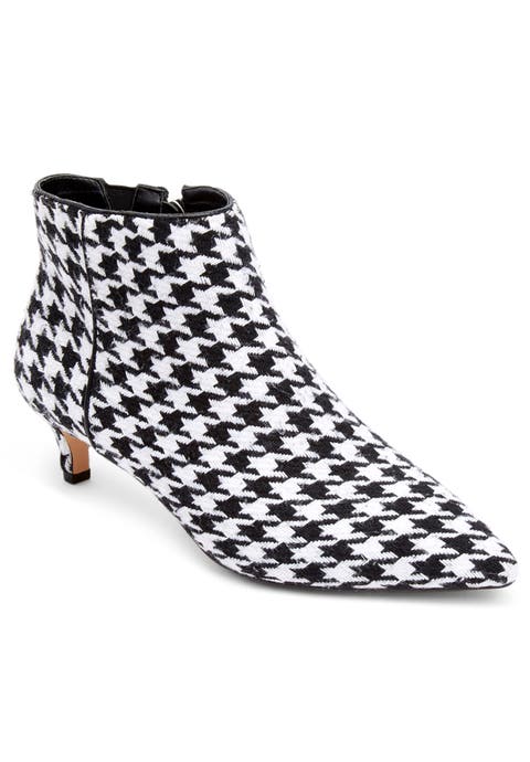 The Meredith Patterned Bootie (Wide Widths Available)