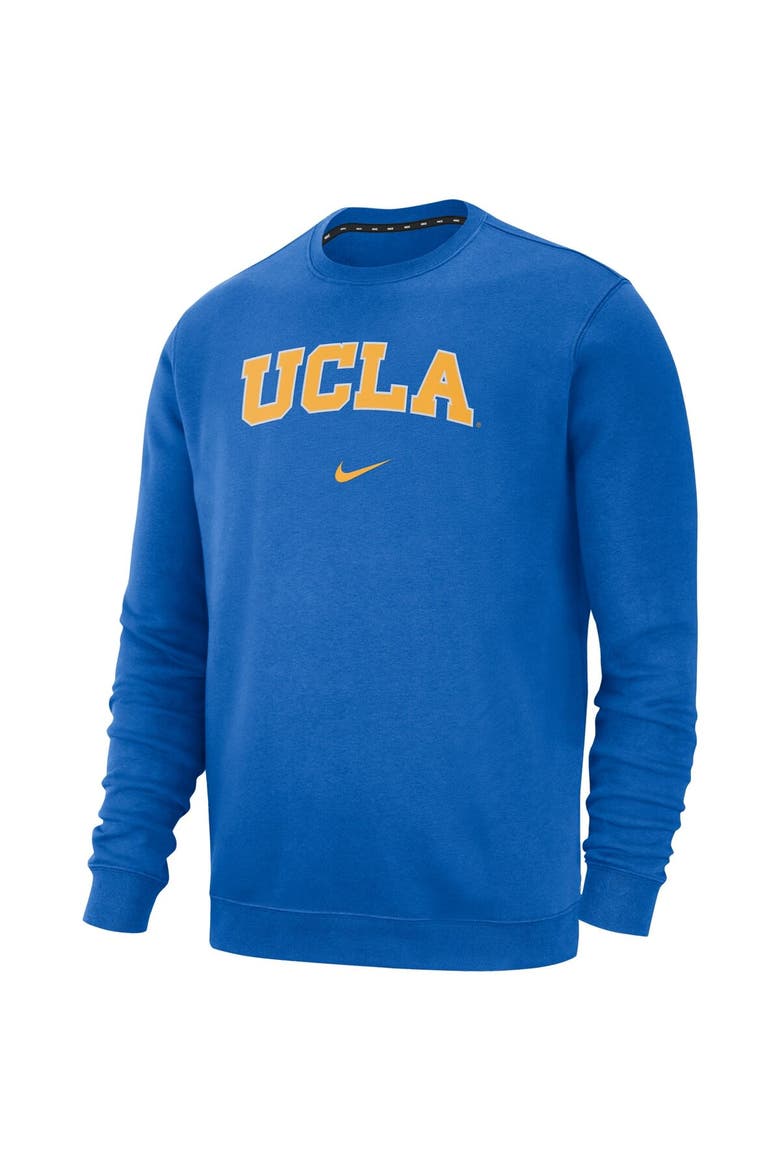 Men's Nike Blue UCLA Bruins Club Fleece Sweatshirt, Alternate, color, Blue