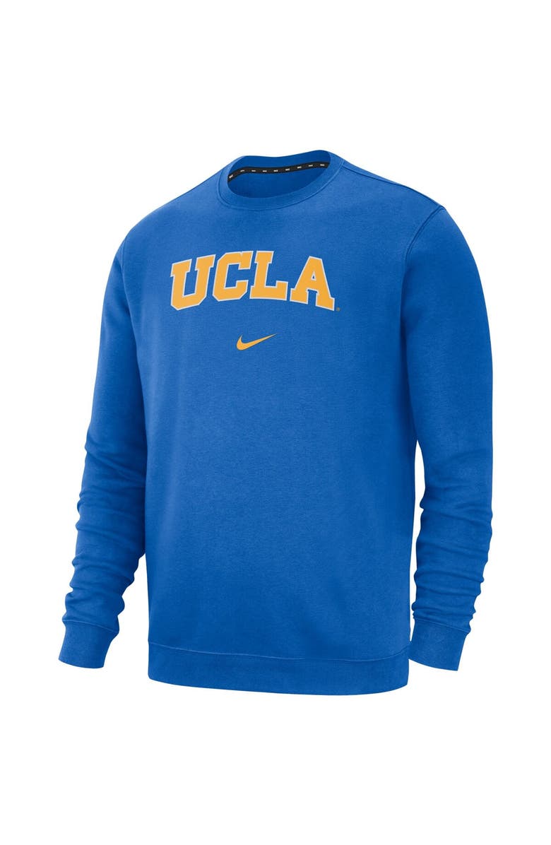 Nike Men's Nike Blue UCLA Bruins Club Fleece Sweatshirt, Alternate, color, 