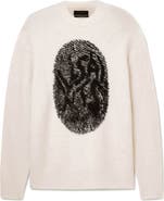 AllSaints Ridges Logo Sweater