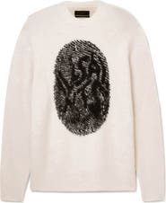 AllSaints Ridges Logo Sweater