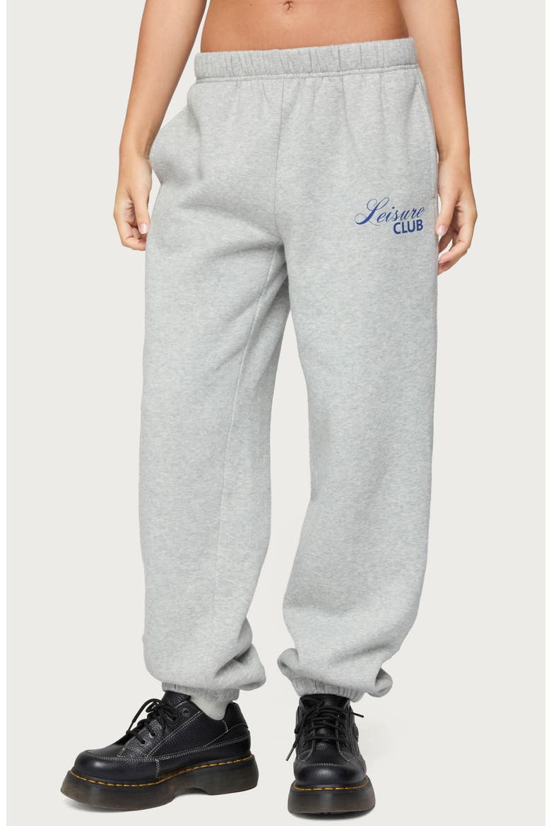 Leisure Club Sweatpants, Main, color, GRAY-MELANGE
