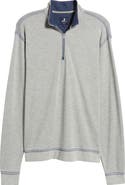 johnnie-O Hanks Heathered Quarter Zip Pullover