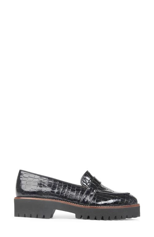 Patricia Green Vienna Lug Loafer In Black