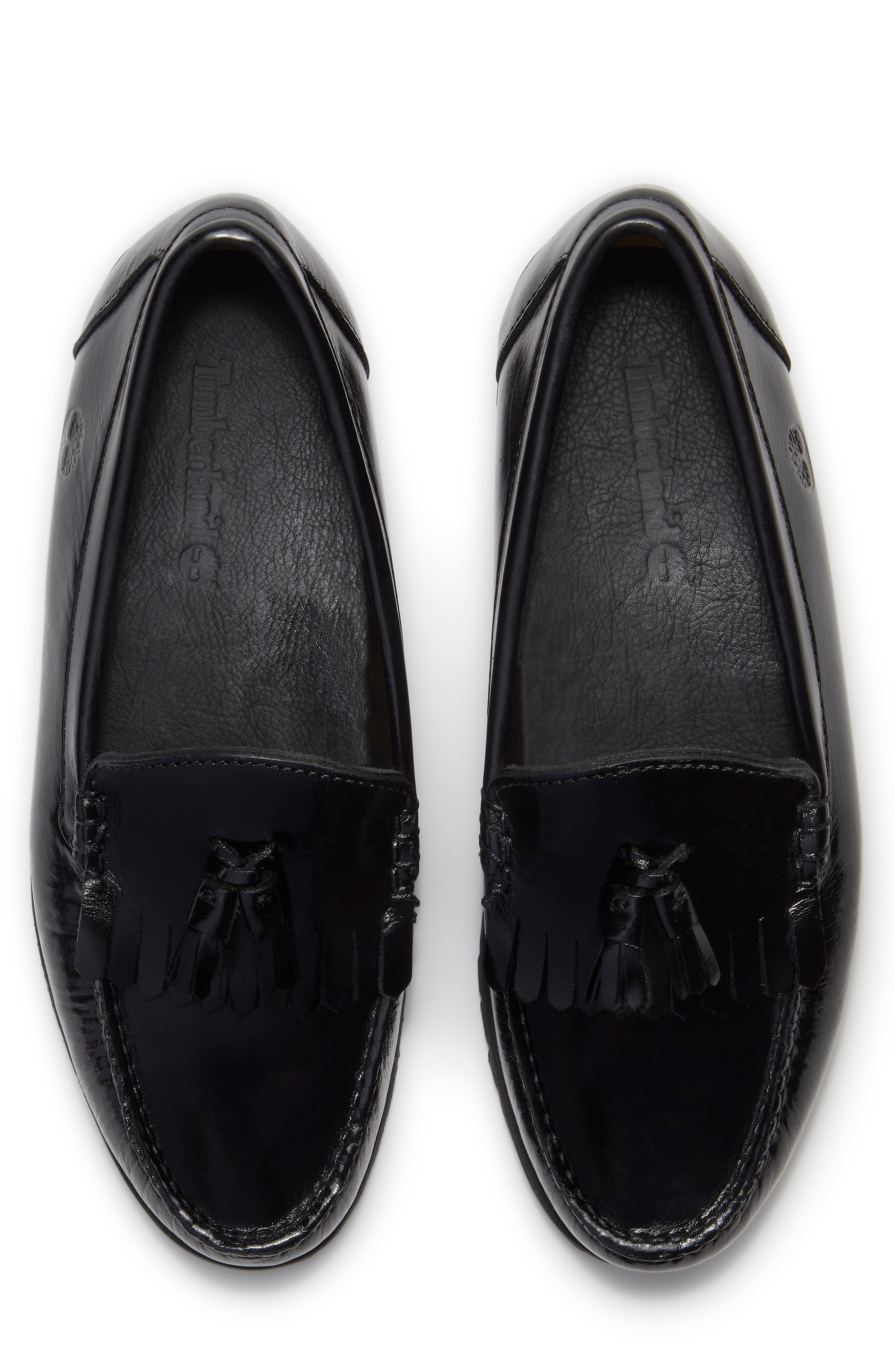 Timberland Authentic Tassel Loafer, Alternate, color, Black Full Grain