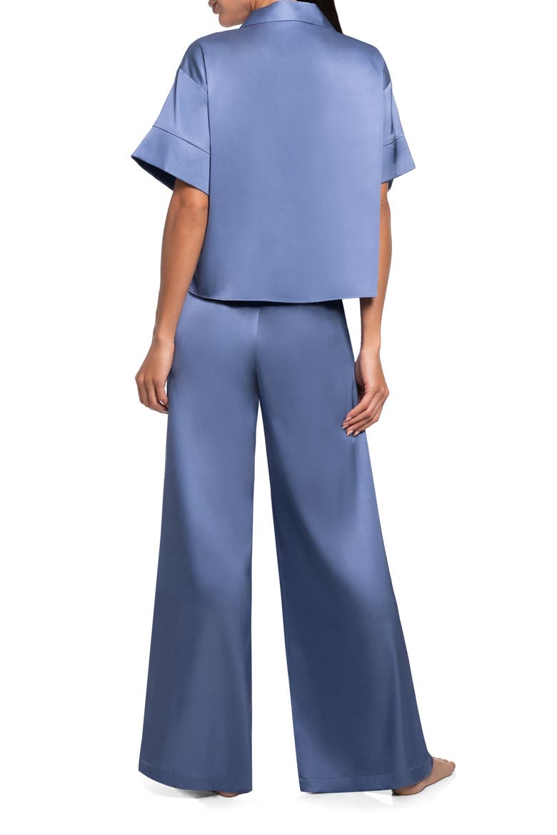 Pajama Pants Set, Alternate, color, DENIM