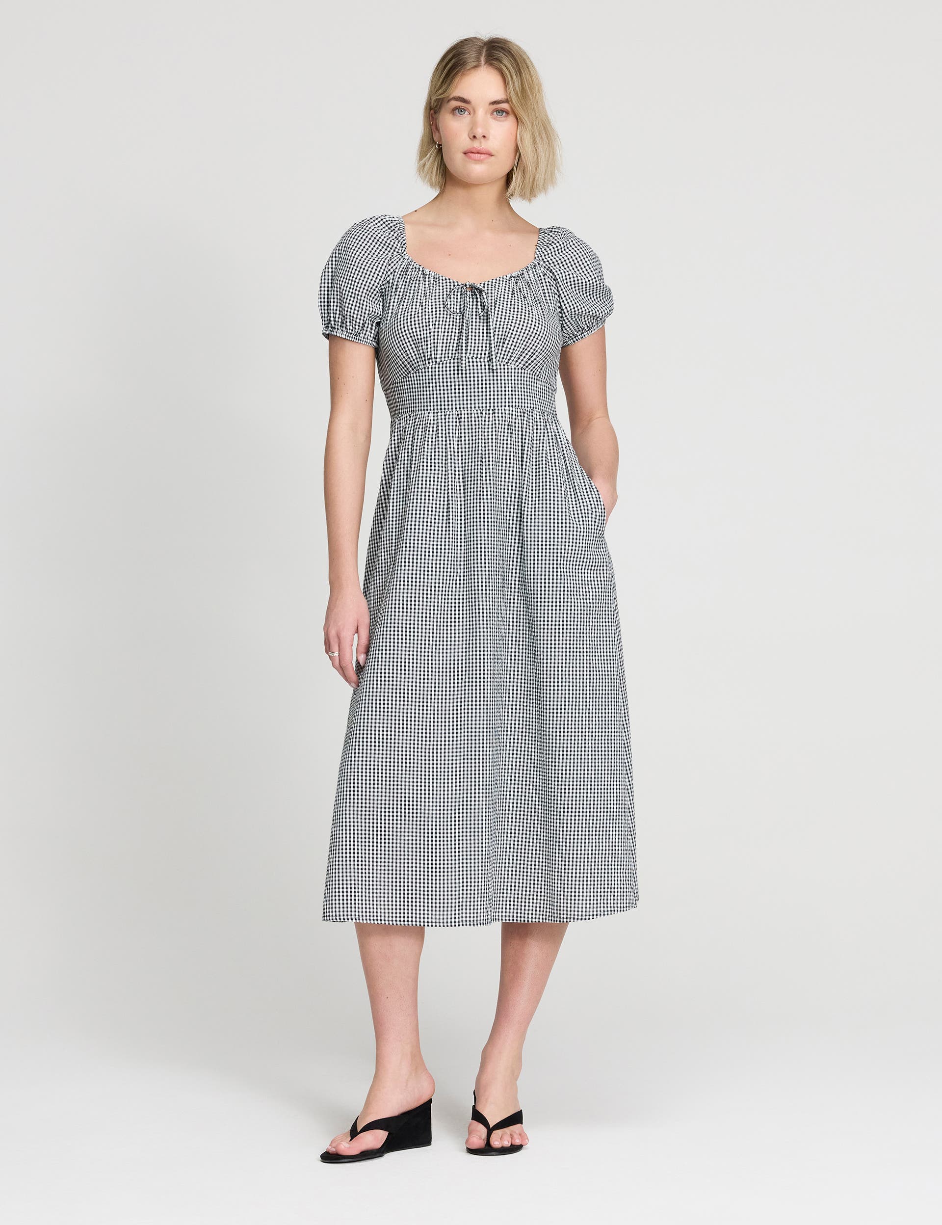selected Black Gingham Check