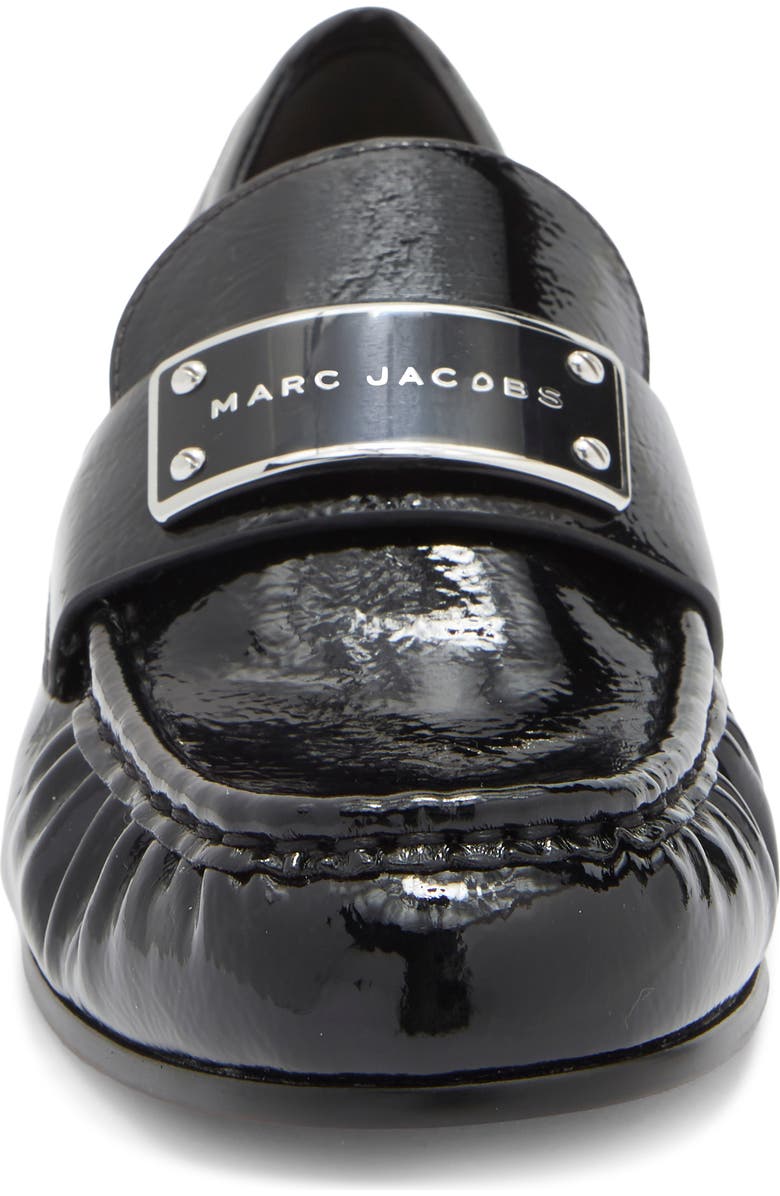 Marc Jacobs The Bold Logo Loafer, Alternate, color, Black