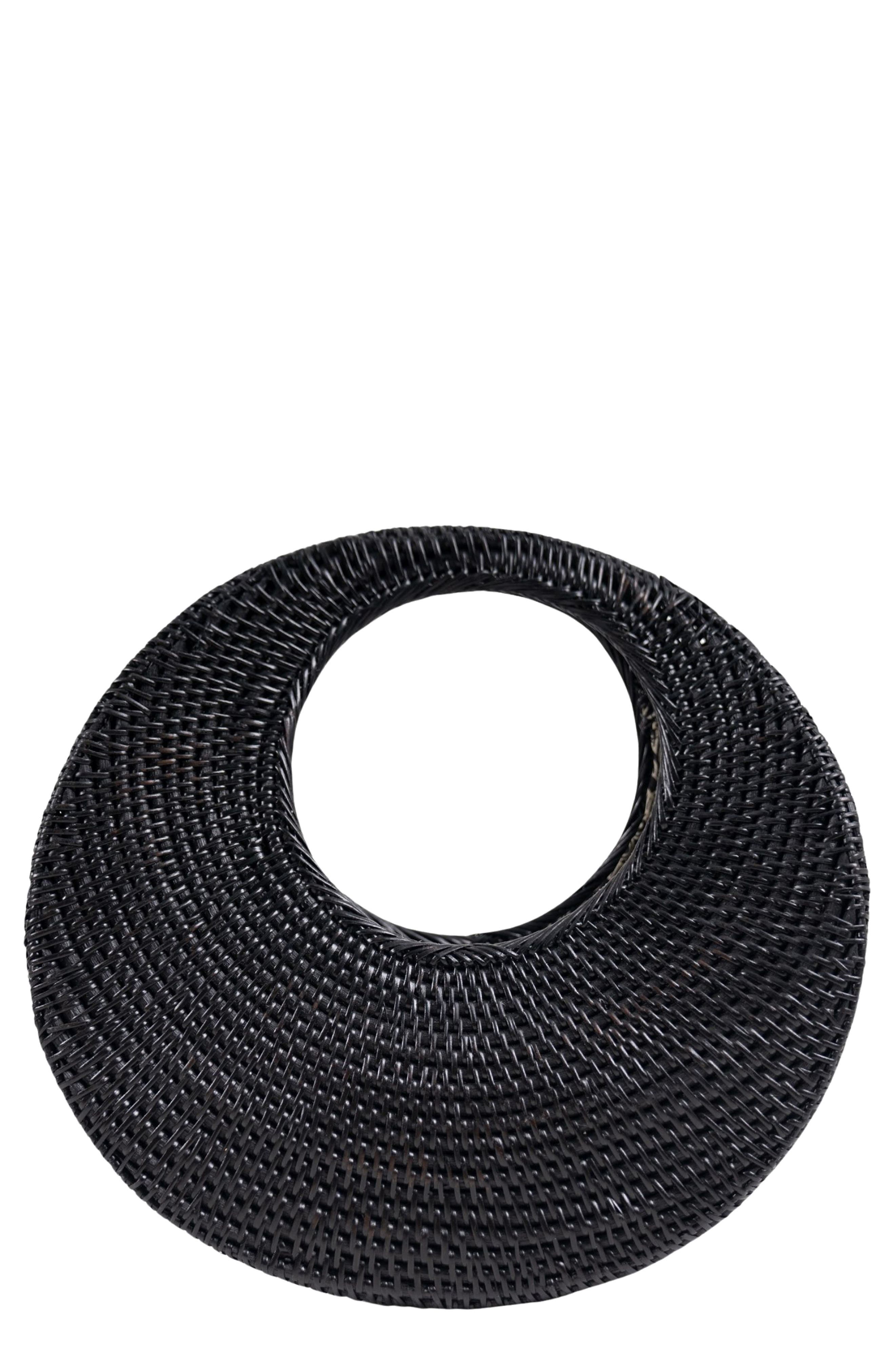 Jelavu Felicity Handwoven Rattan Top Handle Bag