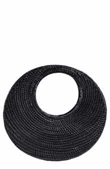 Jelavu Felicity Handwoven Rattan Top Handle Bag