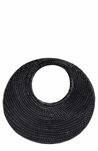 Jelavu Felicity Handwoven Rattan Top Handle Bag