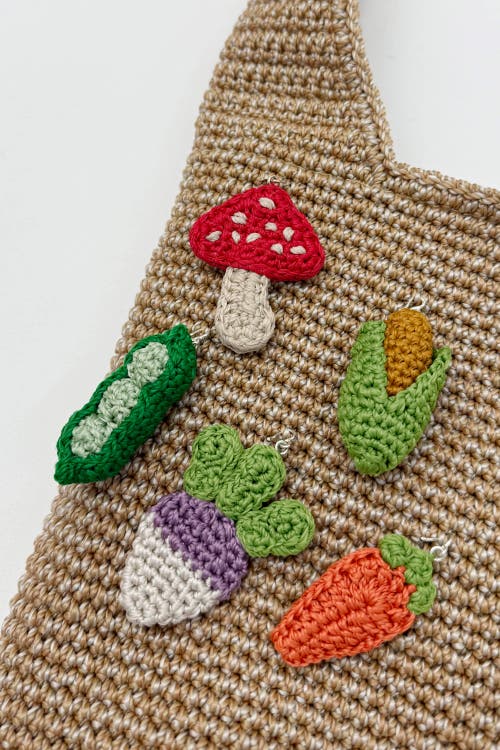 The Sak Yarnicharmz 5 Pack Crochet Charms In Multi