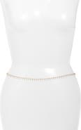 VIDAKUSH Faux Pearl Cluster Belly Chain
