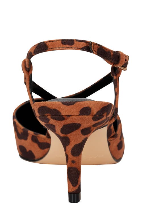 Marc Fisher Wishbone Slingback Pump In Brown