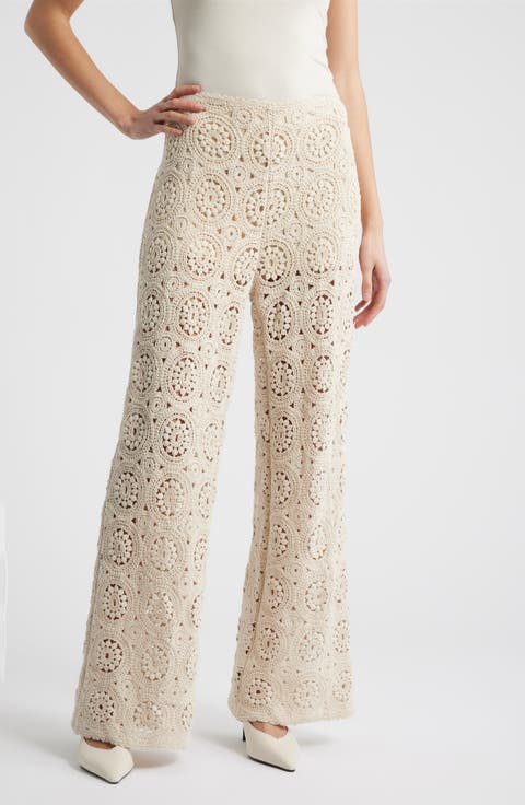 The Crochet Wide Leg Pants