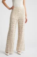 FRAME The Crochet Wide Leg Pants