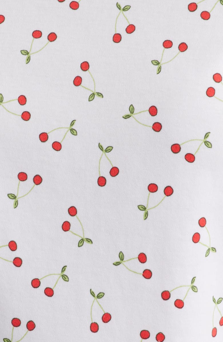 COZYLAND Ellie Cherry Pie Pima Cotton Pajamas, Alternate, color, Cherry Pie