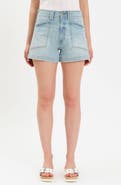 DAZE Valley Girl High Waist Denim Shorts
