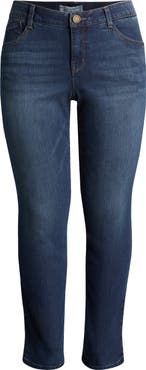 Wit & Wisdom Sawyer 'Ab'Solution High Waist Straight Leg Jeans