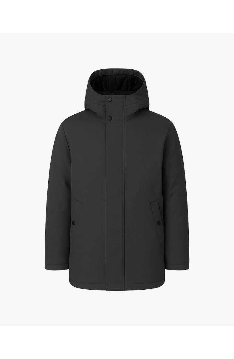 Quartz Co. GASPÉ | Hooded Insulated Winter Jacket, Main, color, Black