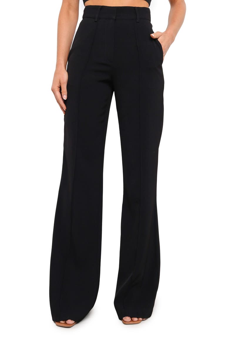 Burland Wide Leg Pants, Main, color, BLACK