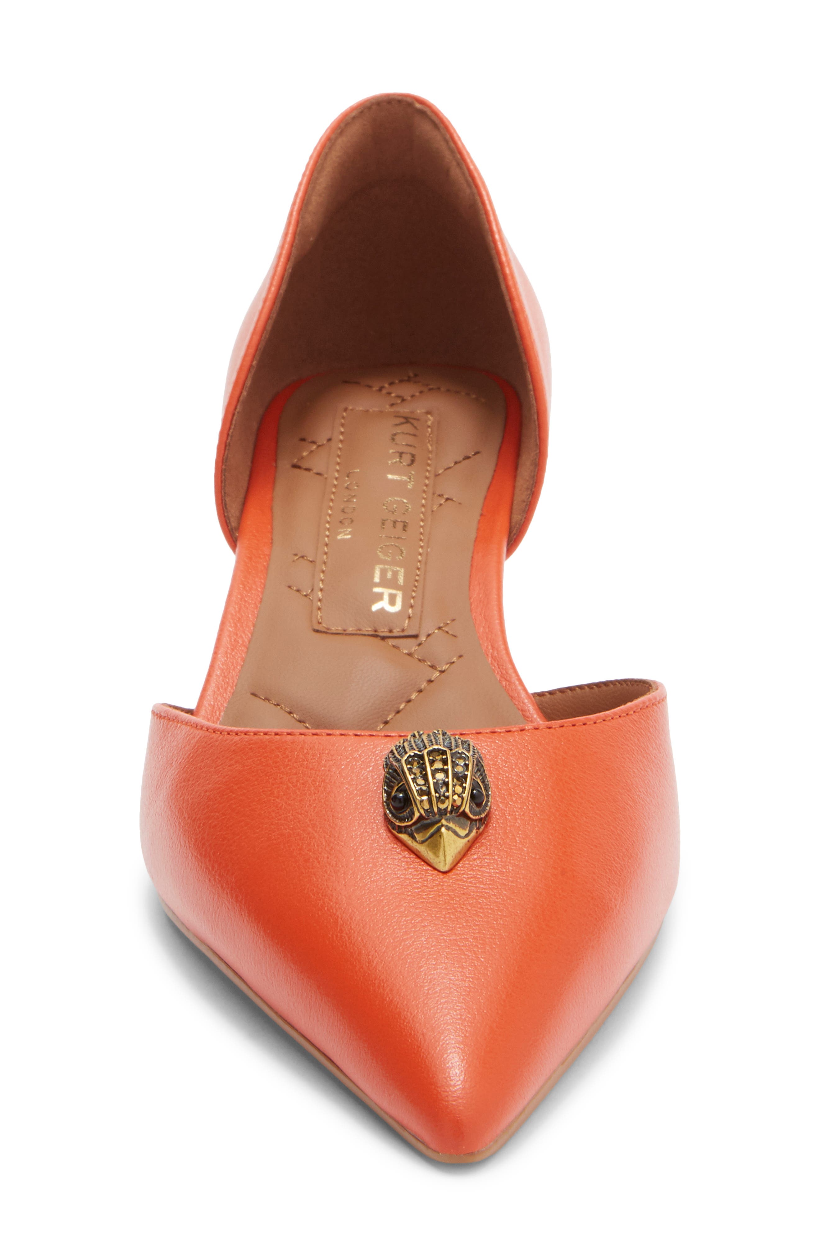 Kurt Geiger London Belgravia d'Orsay Pump, Alternate, color, Orange