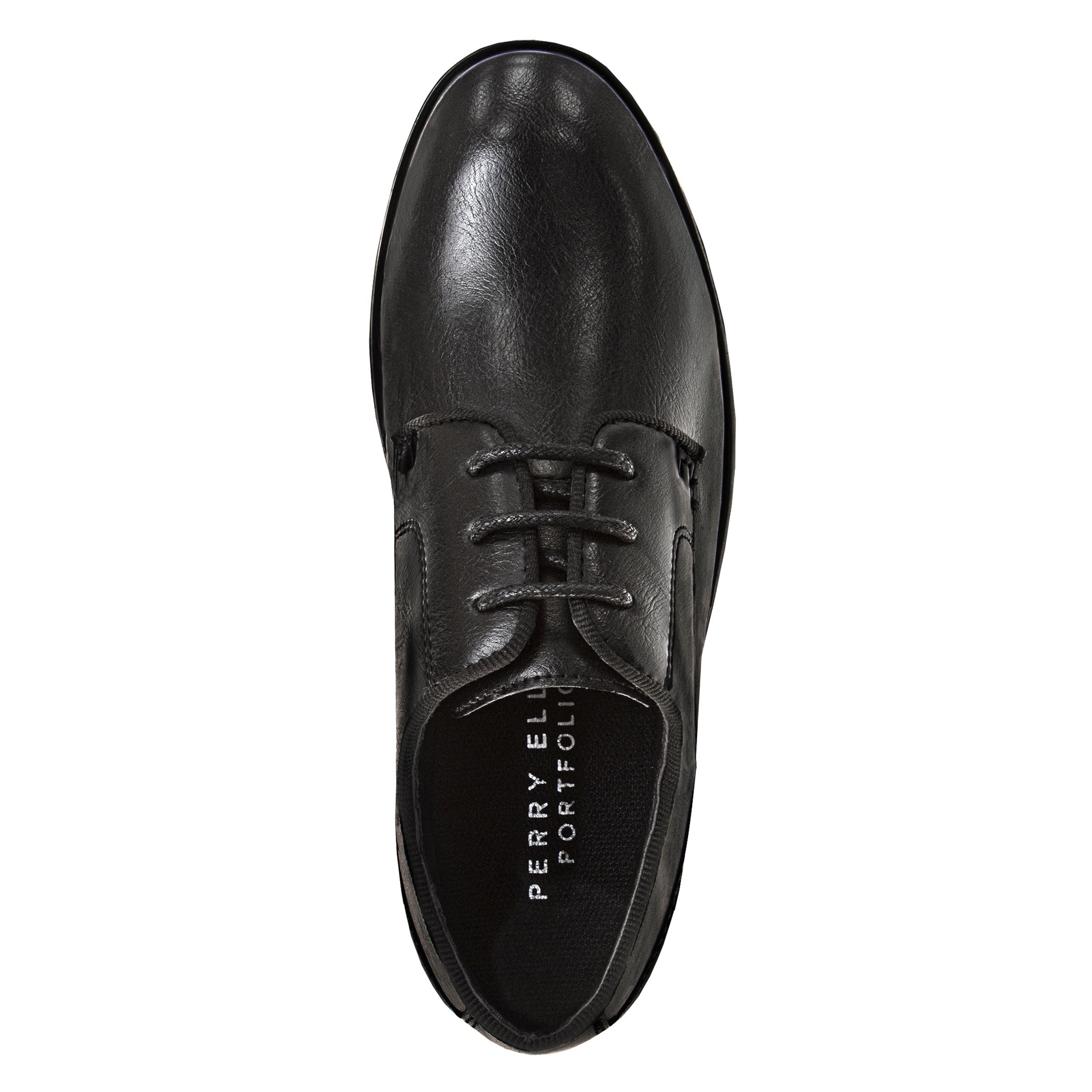 Perry Ellis Portfolio Dress Shoes Boys'  Classic Style Comfort Fit Formal Wear Stylish Elegant, Alternate, color, Black