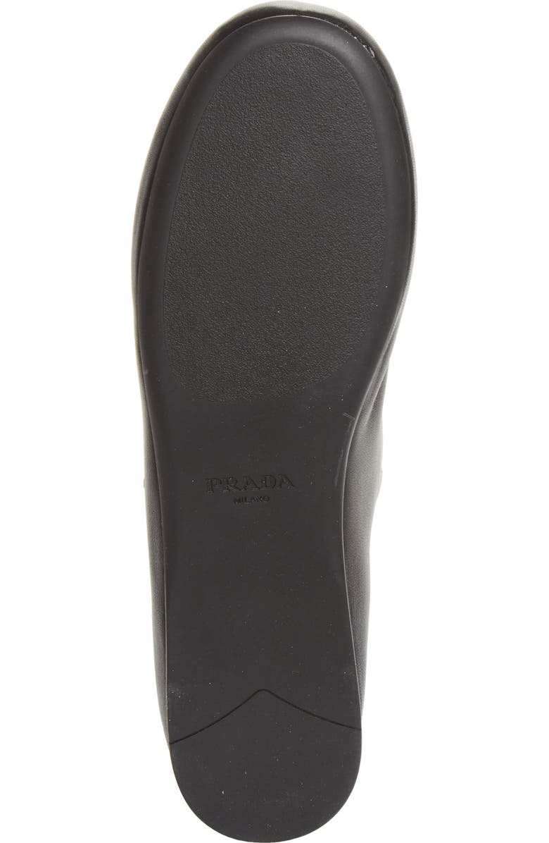 Prada Logo Mary Jane Flat, Alternate, color, Nero