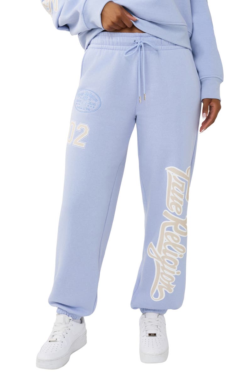 True Religion Fleece Boyfriend Joggers, Main, color,