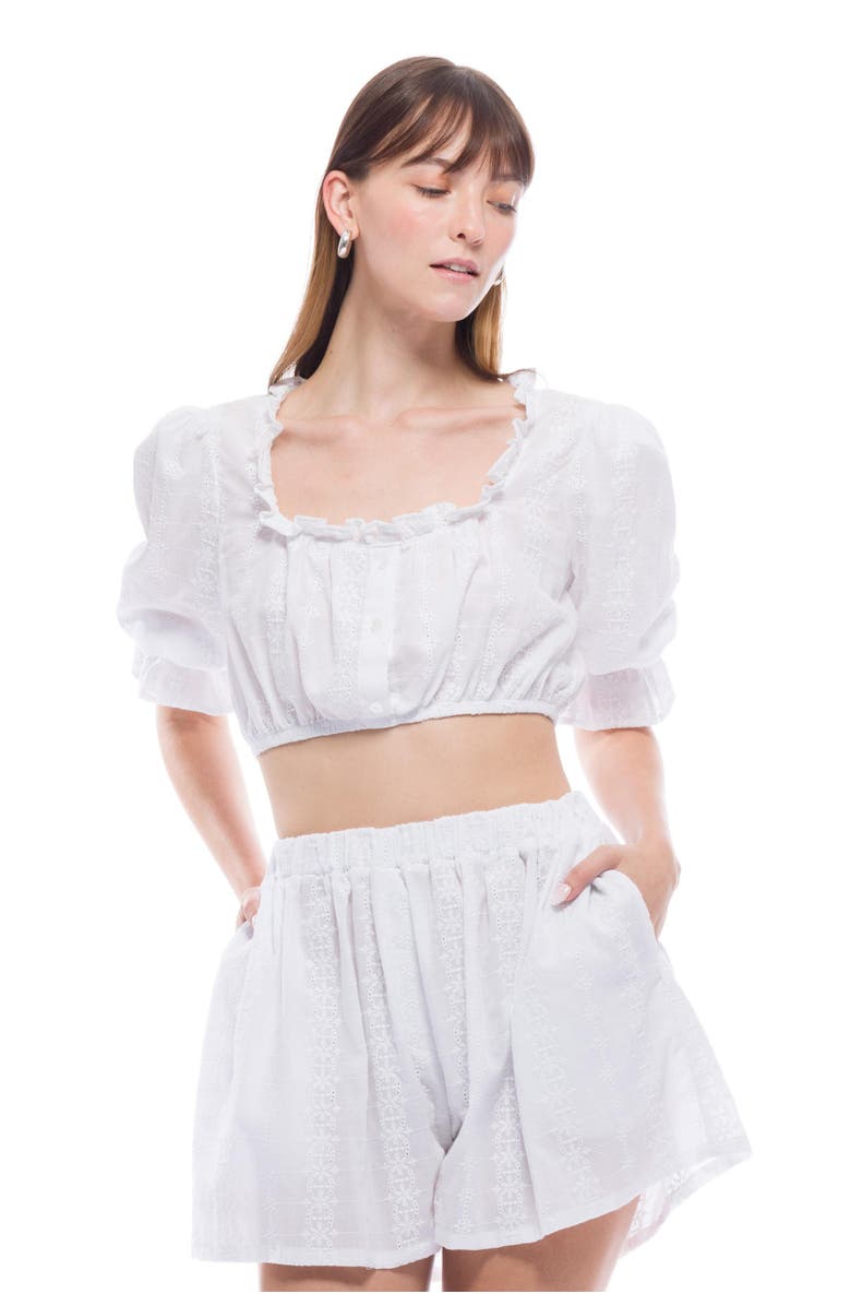 Toit Volant Alex Top, Alternate, color, White