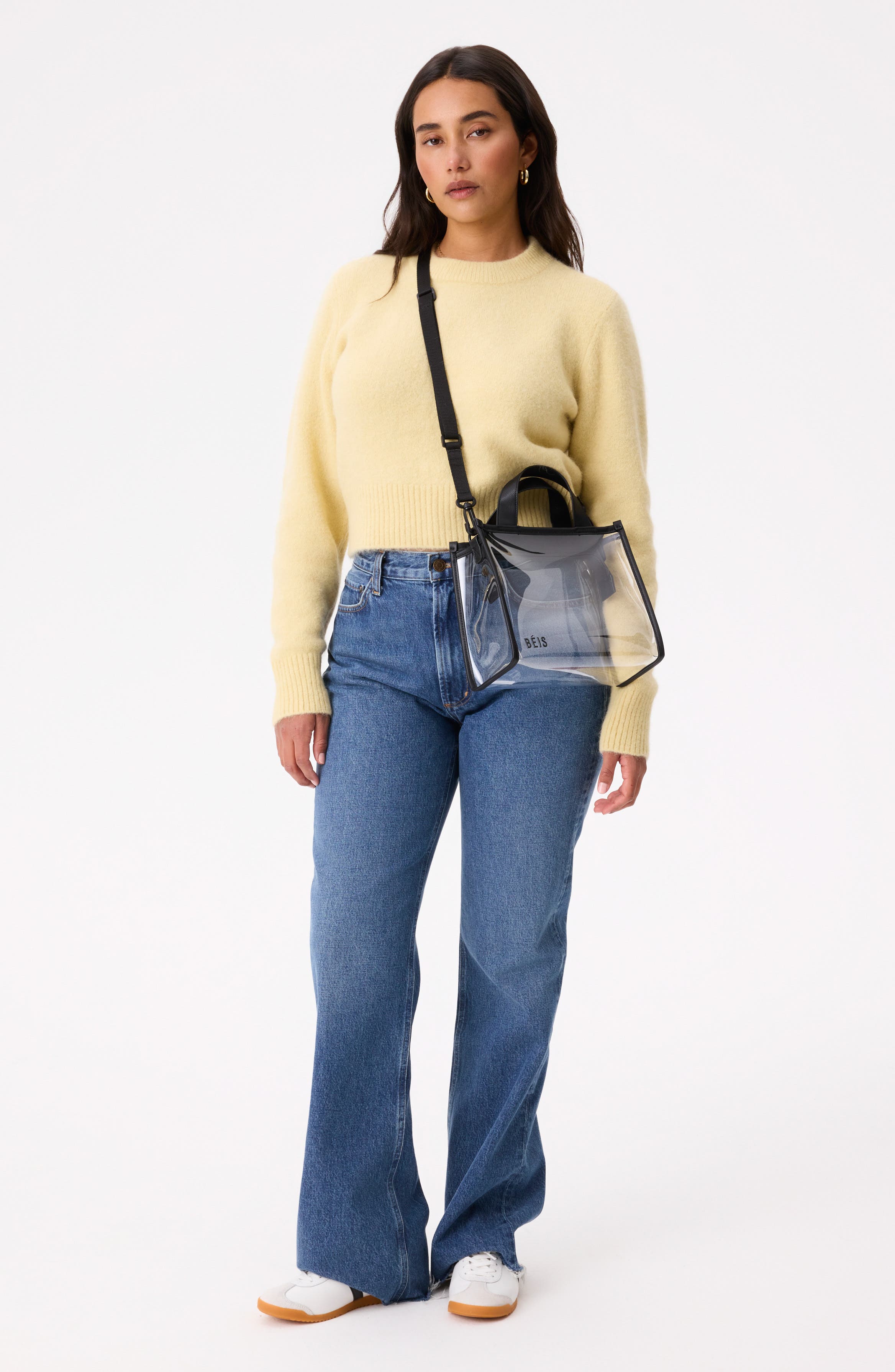 Béis The Clear Stadium Crossbody Bag, Alternate, color, 