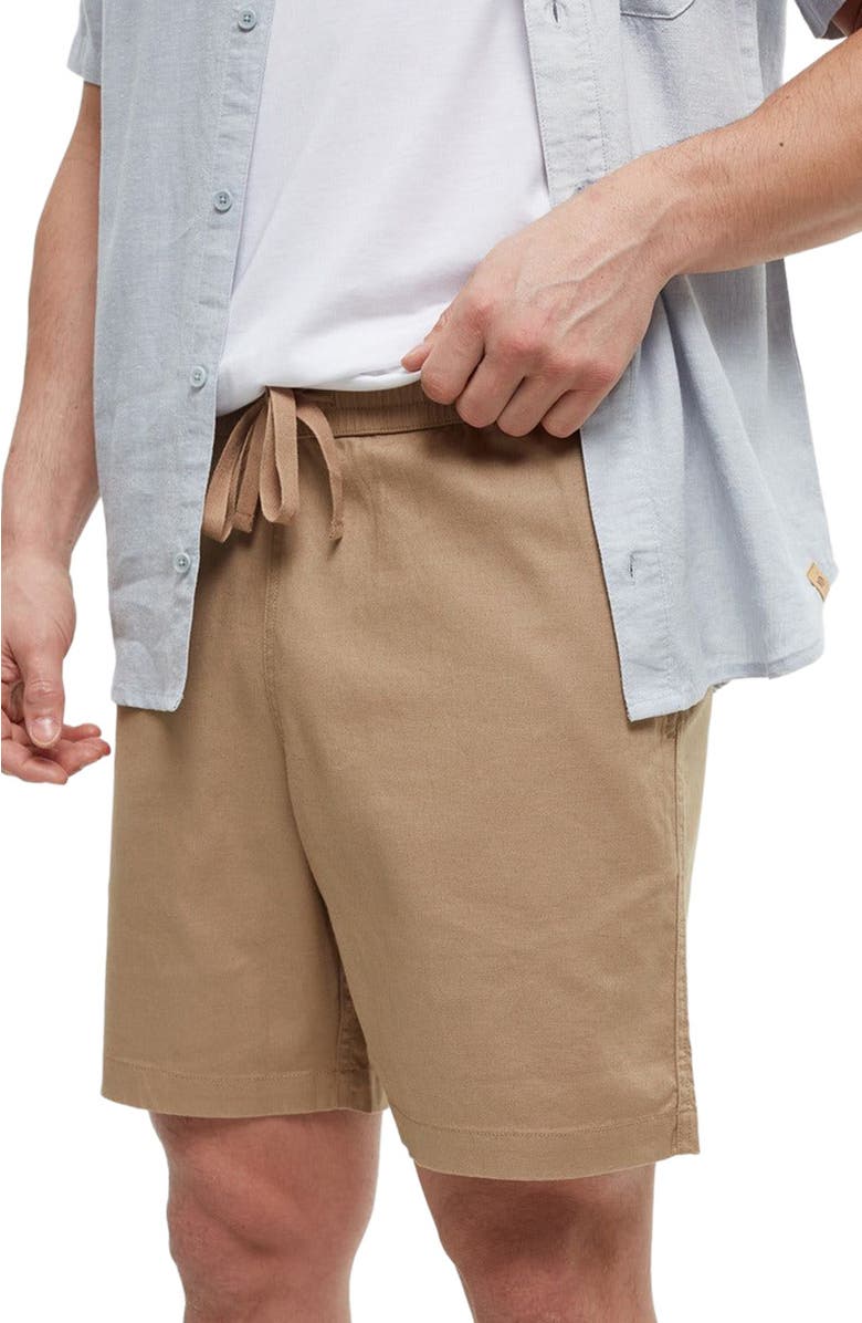 tentree Reynolds Short, Alternate, color, Khaki