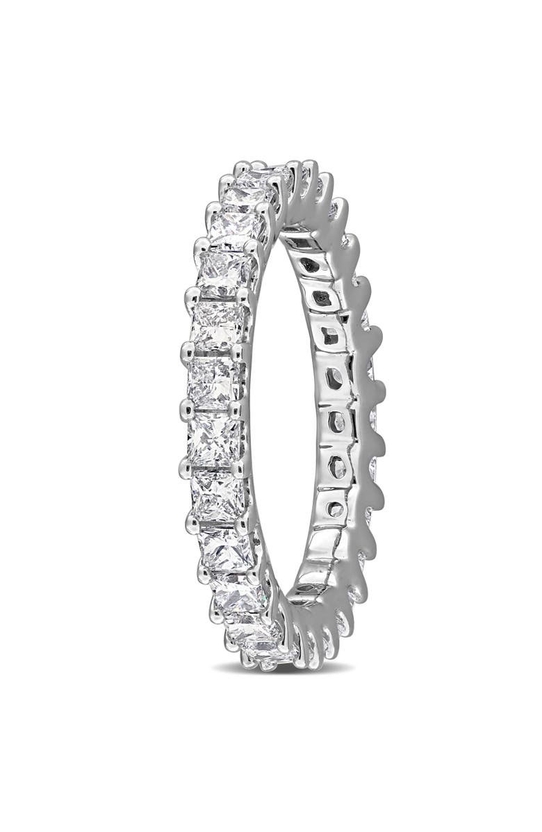 Julianna B. 2 CTW Lab-Grown Diamond Princess Eternity Ring, Alternate, color, White Gold